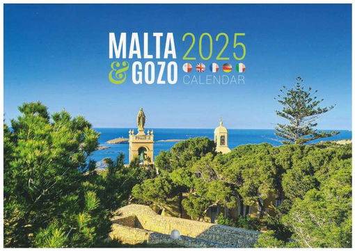 Picture of MALTA & GOZO A5 2025 CALENDAR SEA VIEW